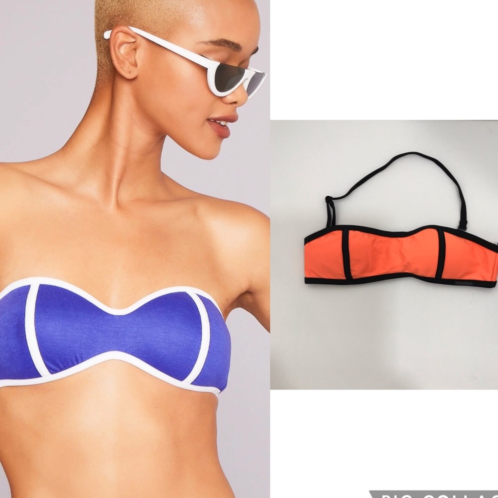 Kendall + Kylie Bandeau Cagey Bikini Top